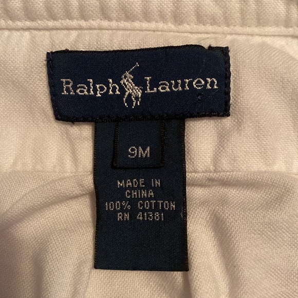White Ralph Lauren button down - Picture 2 of 2